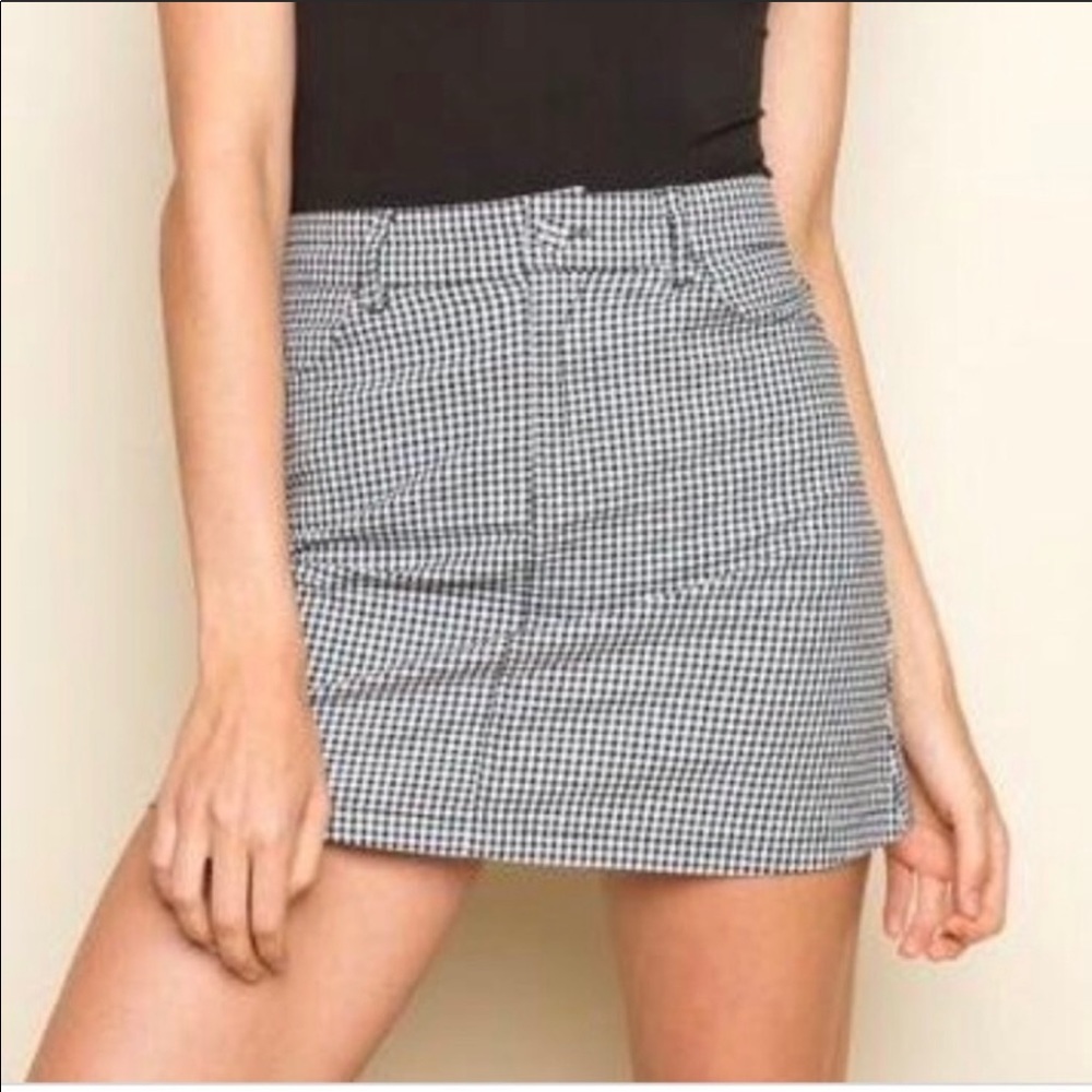Brandy Melville Juliette Checkered Skirt